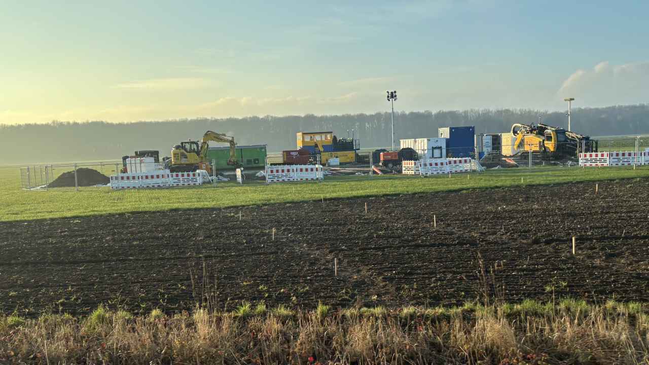 Die SüdLink Baustelle zwischen Ditterke und Göxe Die SüdLink Baustelle zwischen Ditterke und Göxe
